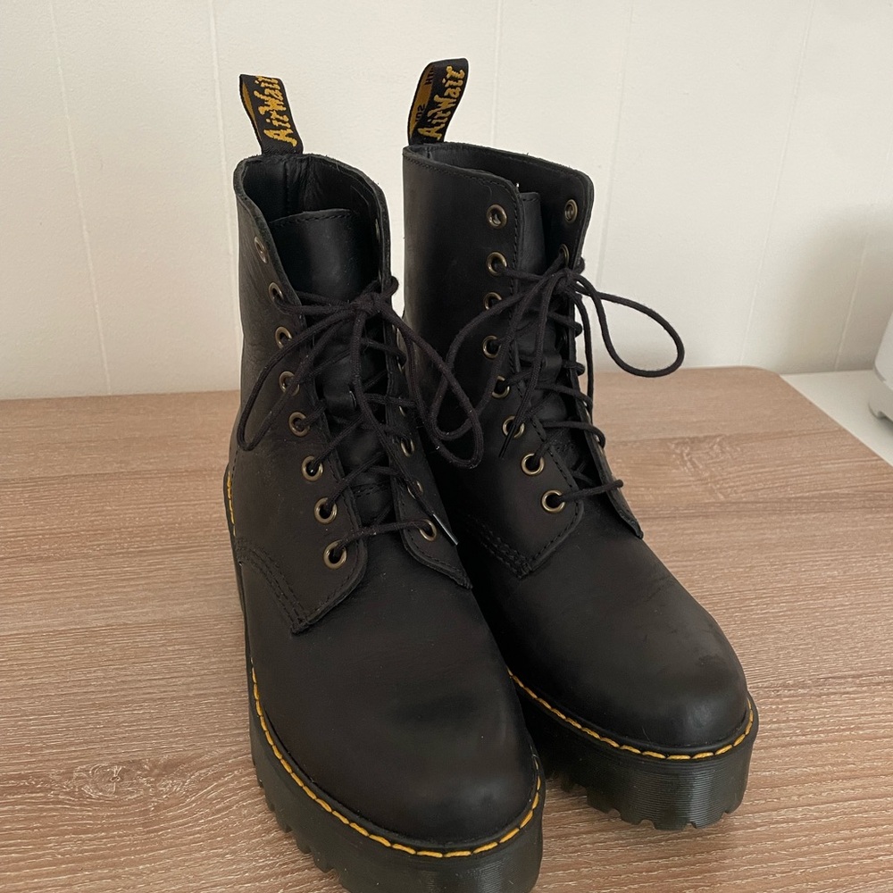Dr. Martens Black Combat Boots